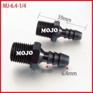 MJ-6.4-1/4" NPT 4-LH Barb 1/4" ture NPT thread 1/4"