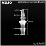 MJ-S6.4*4.8 1/4" to 3/16"